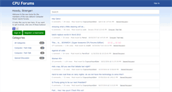 Desktop Screenshot of cpuforums.org